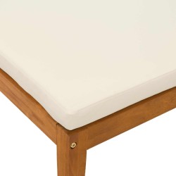 Repose-pieds Bois d'Acacia Massif Naturel 646415646415