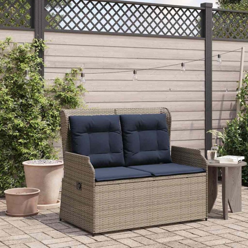 Banc de jardin Gris polyrotin 646418646418