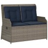 Banc de jardin Gris polyrotin 646418646418