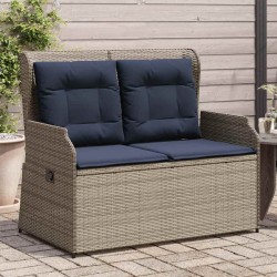 Banc de jardin Gris polyrotin 646418646418