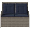 Banc de jardin Gris polyrotin 646418646418
