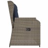 Banc de jardin Gris polyrotin 646418646418