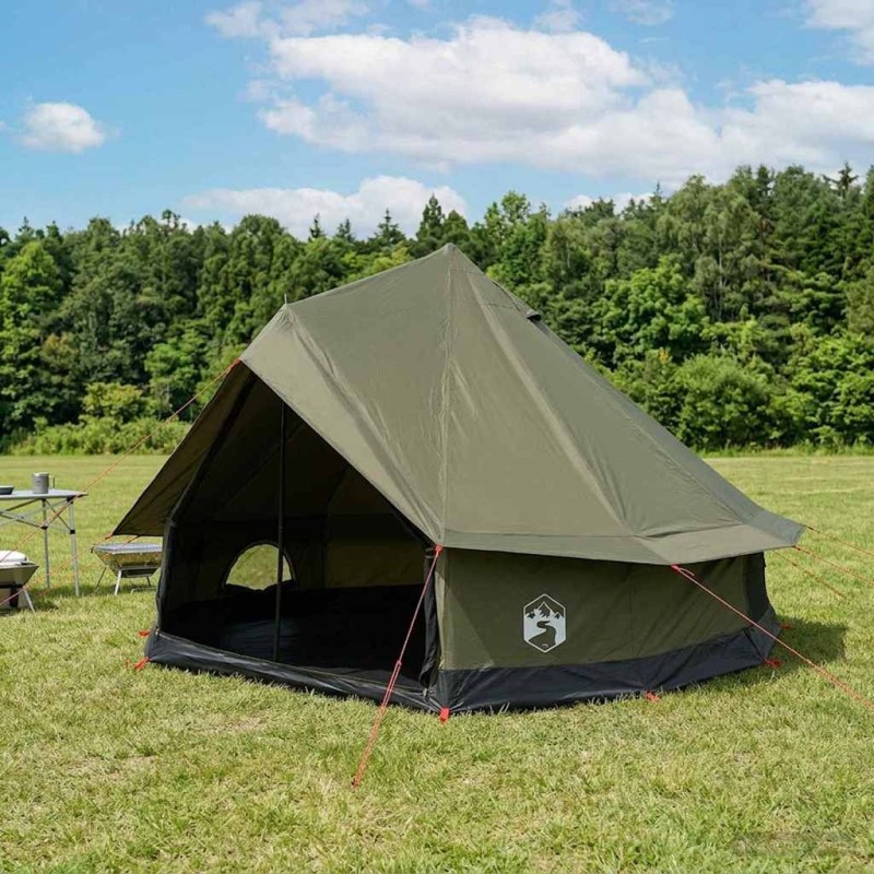 Tente familiale Vert armée 8 personnes Polycoton 646423646423