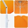 Parasol de jardin 240 cm polyester 170T Orange 646426646426