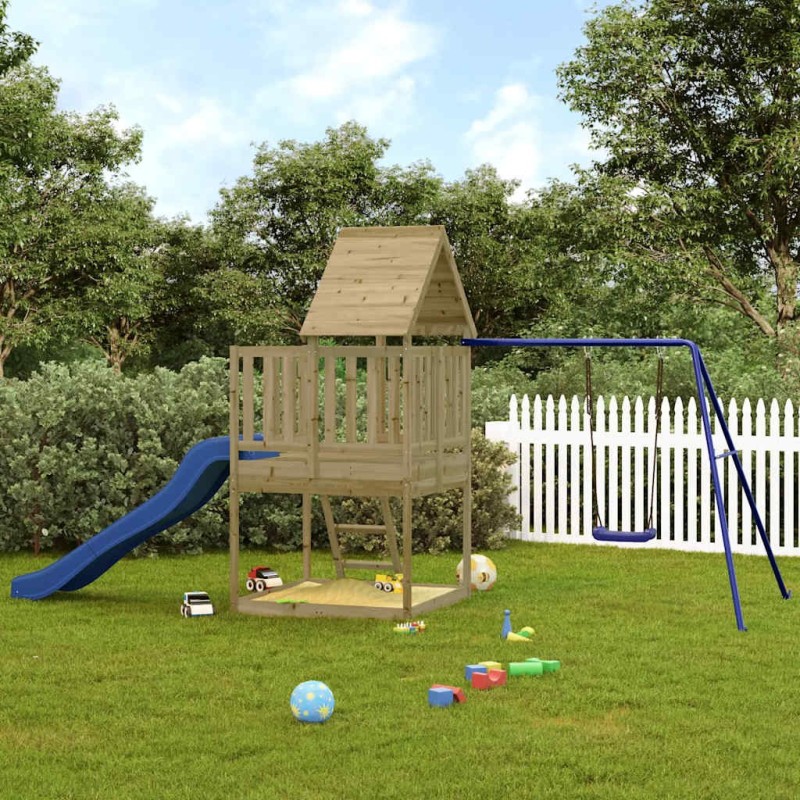 Aire de jeux d'extérieur bois de pin imprégné 646428646428