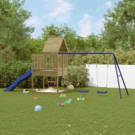 Aire de jeux d'extérieur bois de pin imprégné 646429646429