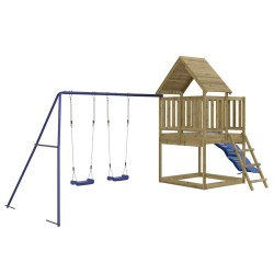 Aire de jeux d'extérieur bois de pin imprégné 646429646429