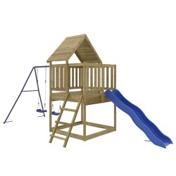 Aire de jeux d'extérieur bois de pin imprégné 646429646429