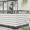 Écran de balcon 75 x 300 cm Oxford alu enduit de PU 646449646449