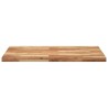 Dessus de table rectangulaire 120x70x4 cm bois massif d'acacia 646451646451