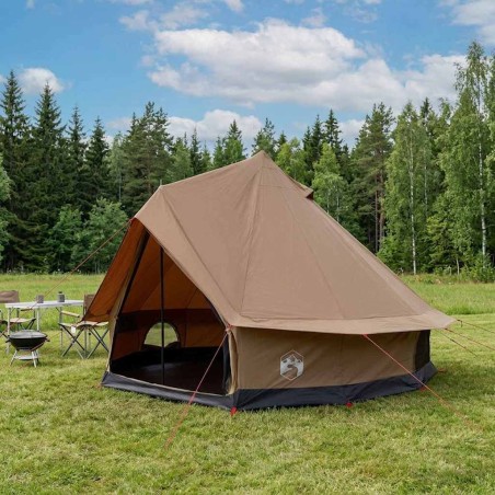 Tente familiale Marron 6 personnes Polycoton 646463646463