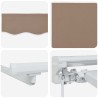 Cadre de store manuel avec LEDs Taupe 3,5 x 2,5 m 646479646479