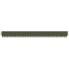 Bordure de Pelouse 10 pcs 103 x 10 cm Acier Vert olive 646495646495