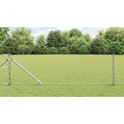 Clôture hexagonale avec poteau 10 x 0,6 m Acier galvanisé 646504646504