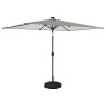 Parasol de jardin avec lumières LED et base 200 x 300 cm 646507646507