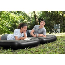 Bestway Lit gonflable 3-en-1 Noir et gris 188x99x25 cm 646518646518