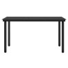 Ensemble à manger de jardin avec coussins 5 pcs Noir 646562646562