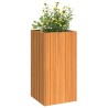 Jardinière 45x45x90 cm bois massif d'acacia 646563646563