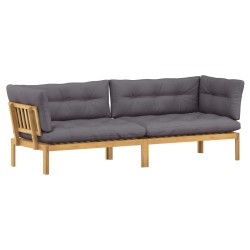 Unité du canapé en palette de jardin 2 Pièce 646566646566