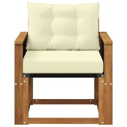 Sofa de milieu extérieur Bois d'Acacia Massif Naturel 646571646571