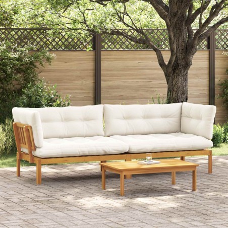 Unité du canapé en palette de jardin 2 Pièce 646574646574