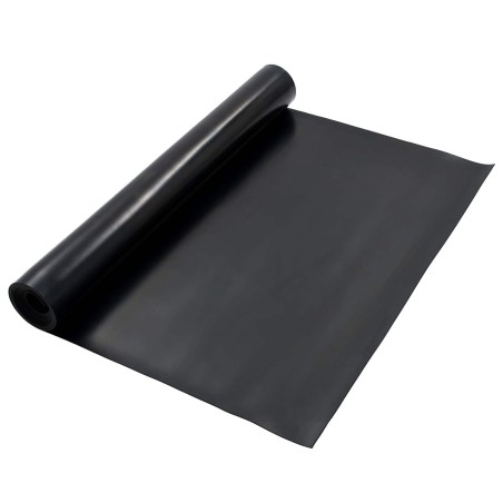 Tapis de sol Noir 1,2 x 5 m Caoutchouc 646575646575
