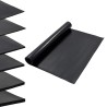 Tapis de sol Noir 1,2 x 5 m Caoutchouc 646575646575