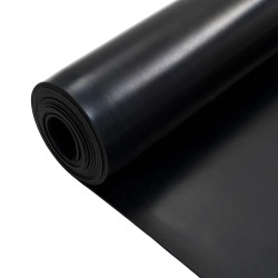 Tapis de sol Noir 1,2 x 5 m Caoutchouc 646575646575