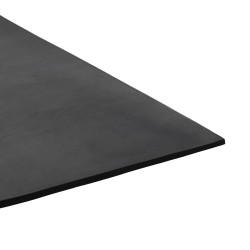 Tapis de sol Noir 1,2 x 5 m Caoutchouc 646575646575