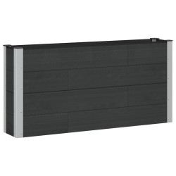 Jardinière surélevée Noir 150 x 30 x 72 cm 646579646579