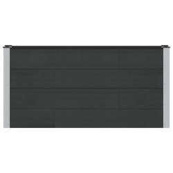 Jardinière surélevée Noir 150 x 30 x 72 cm 646579646579