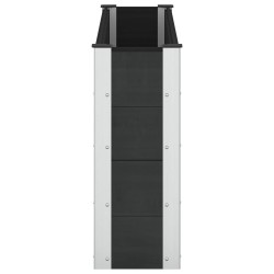 Jardinière surélevée Noir 150 x 30 x 72 cm 646579646579