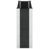 Jardinière surélevée Noir 150 x 30 x 72 cm 646579646579
