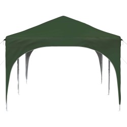 Tente de fête pop-up 575 x 288 x 245 cm Vert Tissu Oxford 646582646582