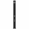 Douche solaire avec pommeau de douche et robinet Noir 646588646588