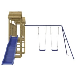 Aire de jeux d'extérieur bois de pin imprégné 646600646600