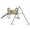 Aire de jeux d'extérieur bois de pin imprégné 646600646600