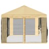 Housse de tonnelle avec murs latéraux Crème 600,5 x 300,5 cm 646616646616