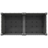 Jardinière avec Roues Gris clair 80 x 40 x 48 cm PP 646635646635