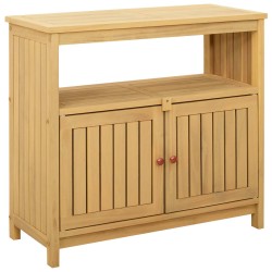 Table console de jardin Acacia clair 80 x 35 x 75 cm 646636646636