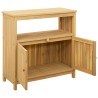 Table console de jardin Acacia clair 80 x 35 x 75 cm 646636646636