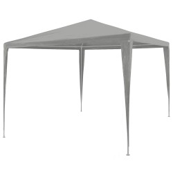 Tente de fête Gris clair 300 x 300 x 255 cm PE et acier 646638646638