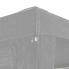 Tente de fête Gris clair 300 x 300 x 255 cm PE et acier 646638646638