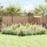 Clôture de jardin avec piquets 12 pcs 115 x 50 cm Mesh Argenté 646641646641