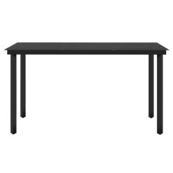 Ensemble à manger de jardin et coussins 5 pcs Marron 646642646642