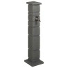 Tanker de jardin Anthracite 26 x 26 x 101 cm PE 646650646650