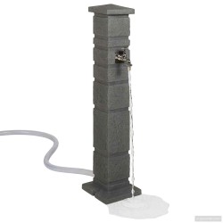 Tanker de jardin Anthracite 26 x 26 x 101 cm PE 646650646650