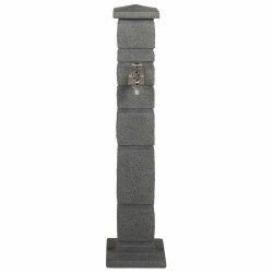 Tanker de jardin Anthracite 26 x 26 x 101 cm PE 646650646650