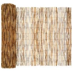 Clôture de jardin Carbonisé 300 x 100 cm Roseau 646655646655