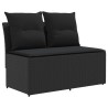 2 Pièce Canapé du milieu de jardin avec table relevable 646671646671